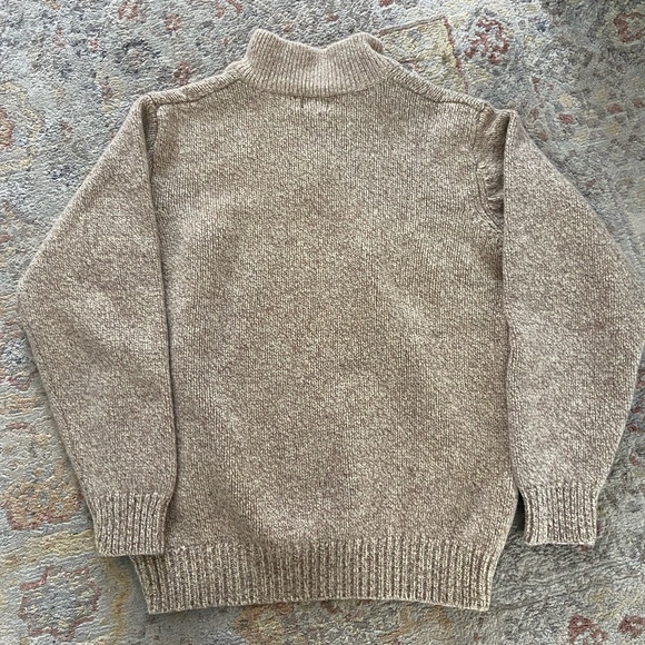 L.L. Bean Henley Lambswool Men’s Sweater Large. Vintage. Like new! - Picture 4 of 4